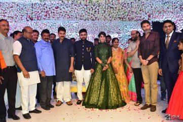 Celebs at Talasani Srinivas Yadav Daughter Wedding Reception